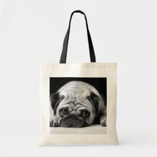 Ledsen Pug Tygkasse