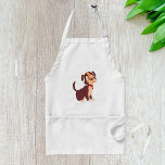 Ledsen Puppy-Hund Förkläde<br><div class="desc">En ledsen marionett hund med ledsen öga. Den här designen ser ut att vara verkligen för dessa Apron</div>