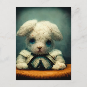Ledsen Rabbit Vykort