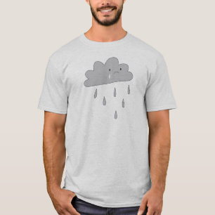 Ledsen regnar molnet t shirt