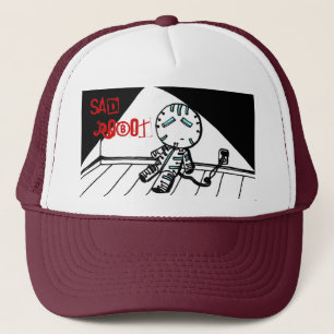 Ledsen Robot Hat Truckerkeps