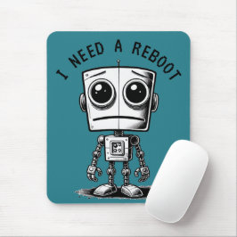 Ledsen Robot - jag behöver en omstart Musmatta