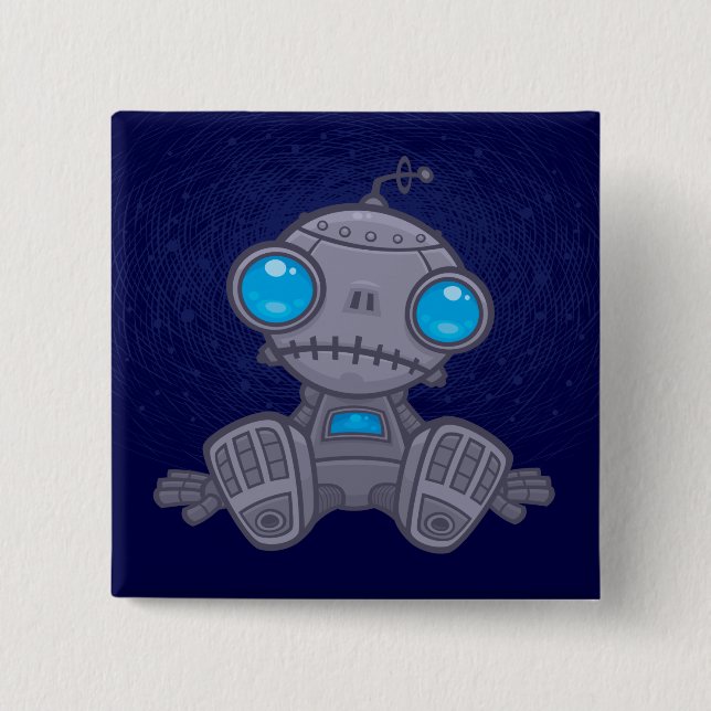 Ledsen Robot Knapp (Framsida)