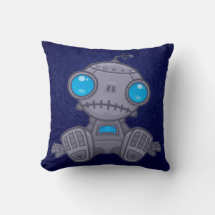 Ledsen Robot Kudde