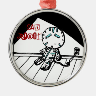 Ledsen Robot Ornament