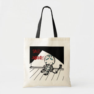 Ledsen Robot Tote Bag Tygkasse