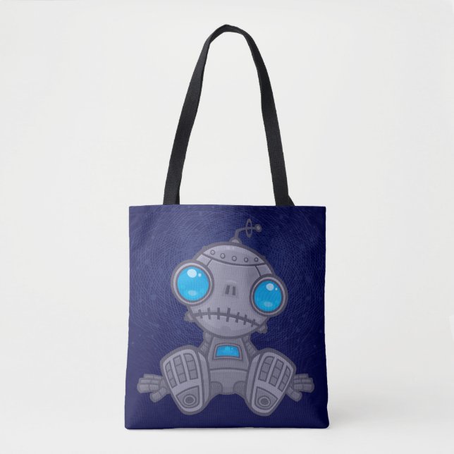 Ledsen Robot Tygkasse (Framsida)