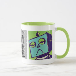 Ledsen robotkaffemugg mugg