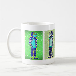 Ledsen robotkaffemugg mugg