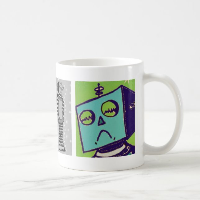 Ledsen robotkaffemugg mugg (Höger)