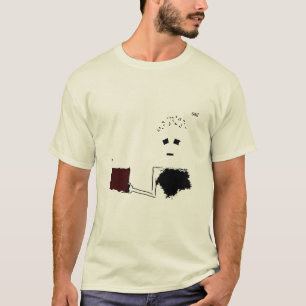 Ledsen röd skjorta t-shirt