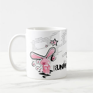 Ledsen rosa Lillte kanin Kaffemugg