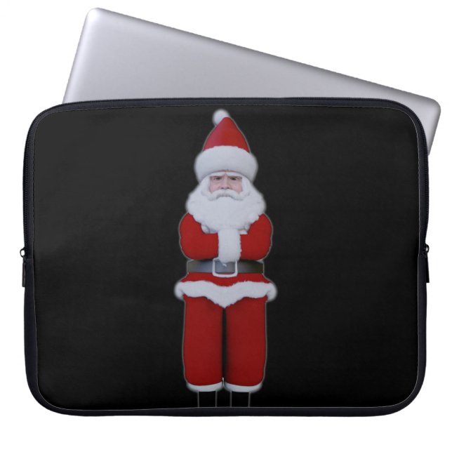 Ledsen Santa Disutsedda julen Glad helg Laptop Fodral (Framsidan)