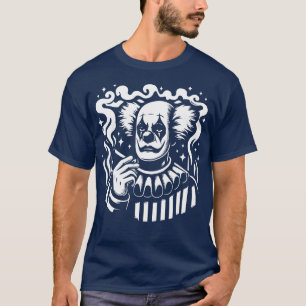ledsen som röker cigarett 1 t shirt