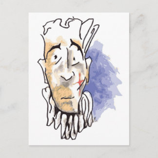 Ledsen Stängt vykort