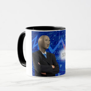 Ledsen Stonks Member Mugg