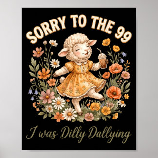 Ledsen till de 99 som jag dröjde kristen poster