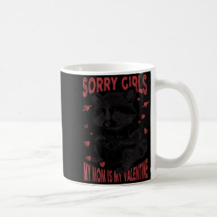 Ledsen Tjejer Mamma Är Min Valentine Pojkar Rolig Kaffemugg