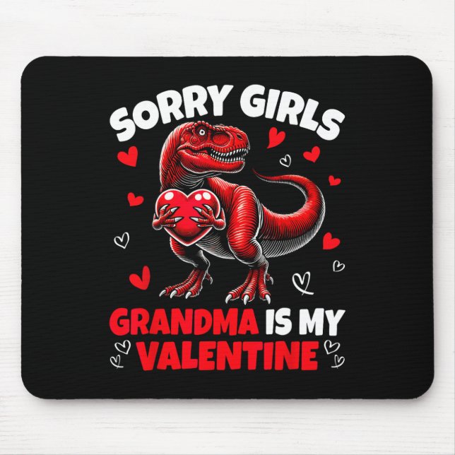 Ledsen tjejer mormor är min valentin dinosaurie ho musmatta (Framsidan)