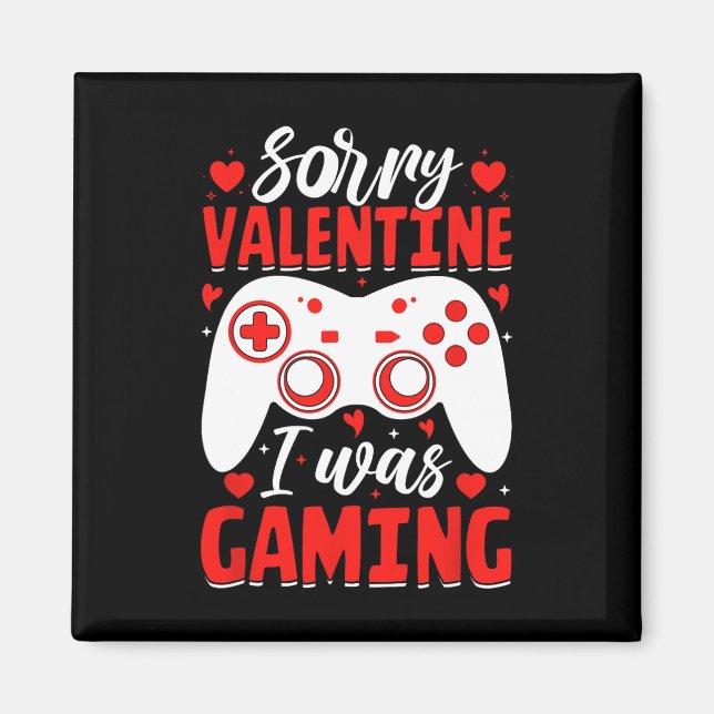Ledsen Valentine jag spelade roligt valentinus V Magnet (Framsidan)