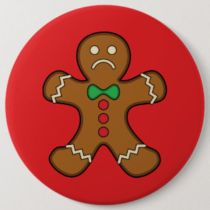 Ledsens Pepparkaksgubbe Knapp