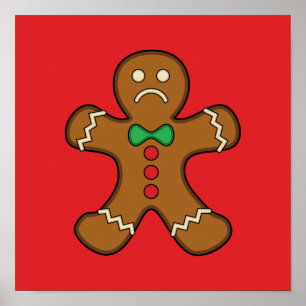 Ledsens Pepparkaksgubbe Poster