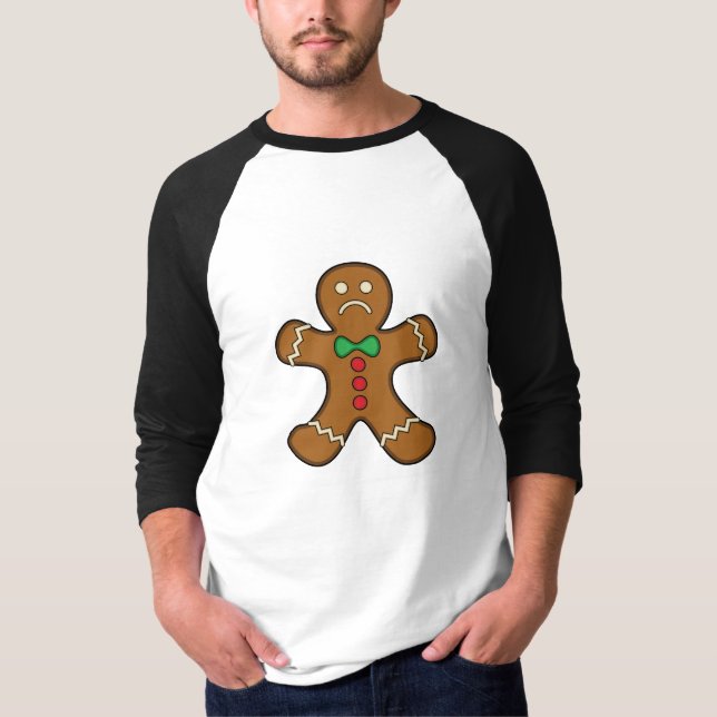 Ledsens Pepparkaksgubbe T Shirt (Framsida)