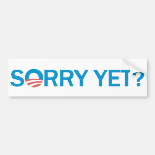 Ledset ännu? Anti Obama bildekal