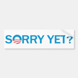 Ledset ännu? Anti Obama bildekal