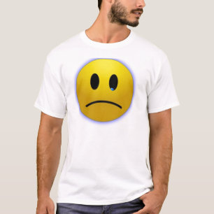 ledset ansikte tee shirt