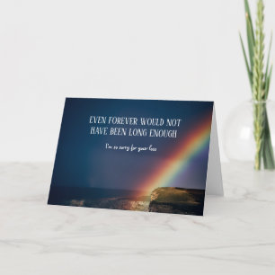 Ledset för din älsklings- sympati för förlust   kort