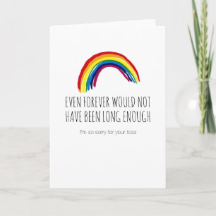 Ledset för din älsklings- sympati för förlust   kort