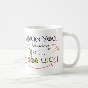 Ledset lämnar du arbete kaffemugg