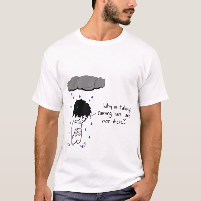 Ledset moln med logotypen tee shirt (Framsida)