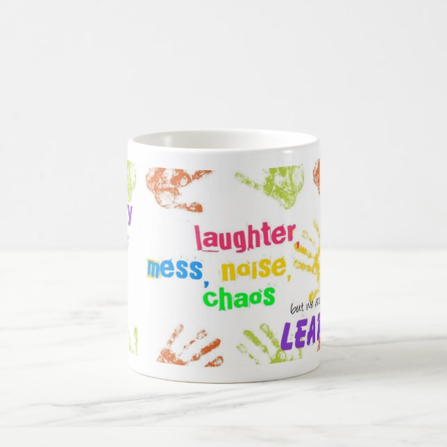 Ledset om det oreda kaffemugg (Center)