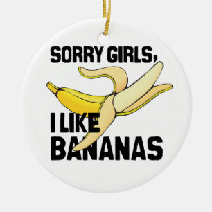 LEDSNA FLICKOR GILLAR JAG BANANER - .PNG JULGRANSPRYDNAD KERAMIK