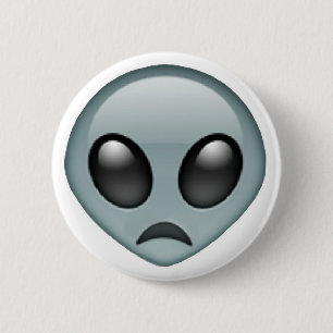Ledsna främmande Emoji Knapp