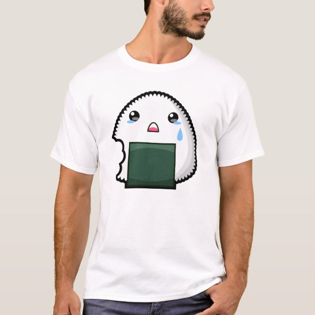 Ledsna Onigiri Tee Shirt (Framsida)