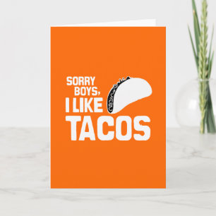 LEDSNA POJKAR GILLAR JAG TACOSEN - VIT - .PNG KORT