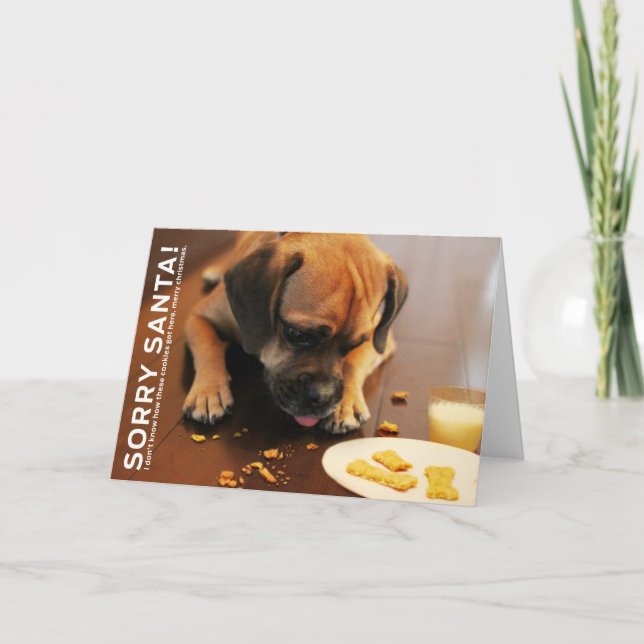 Ledsna Santa Helgkort (Framsida)