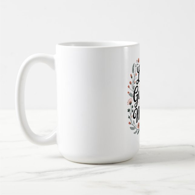Ledtrådens ljus är moders kärlek kaffemugg (Vänster)