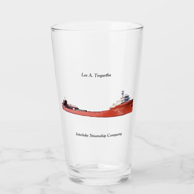Lee A. Tregurtha glass Glaskopp (Framsida)