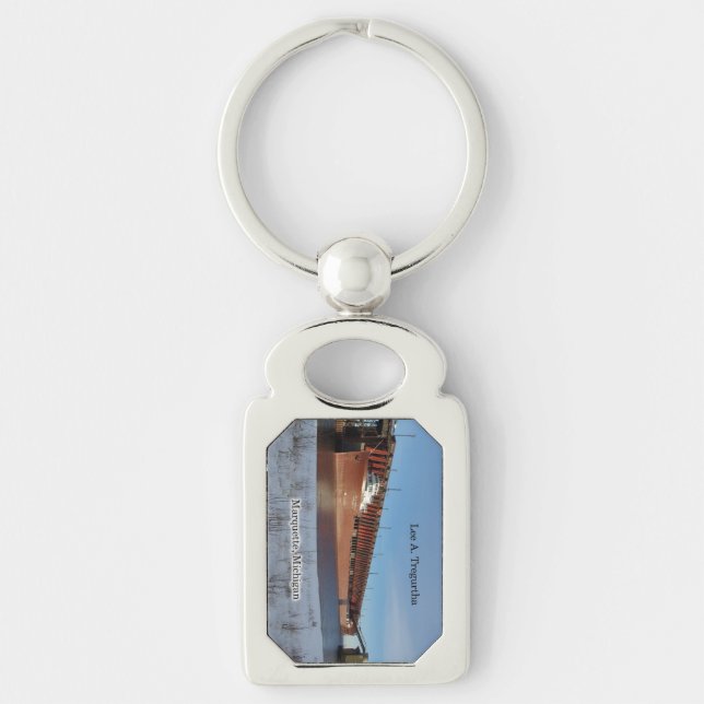 Lee A. Tregurtha Marquette metall nyckelring (Framsidan)