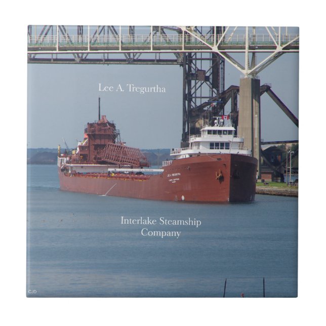 Lee A. Tregurtha tile Kakelplatta (Framsidan)