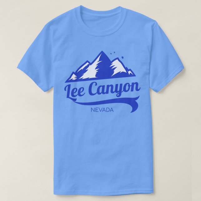 Lee Canyon ski Nevada T Shirt (Design framsida)