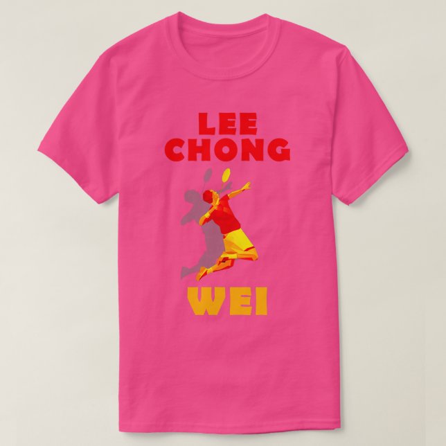 Lee Chong Wei Badminton T Shirt (Design framsida)
