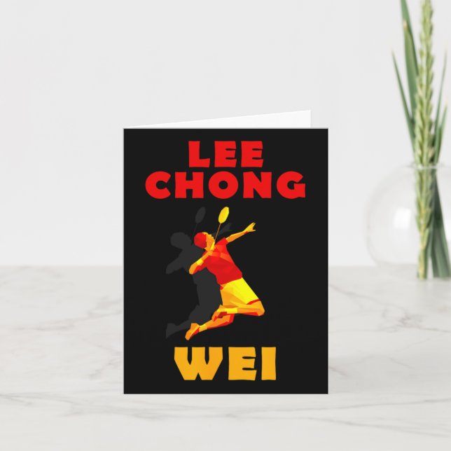 Lee Chong Wei Dminton Tee Kort (Framsida)