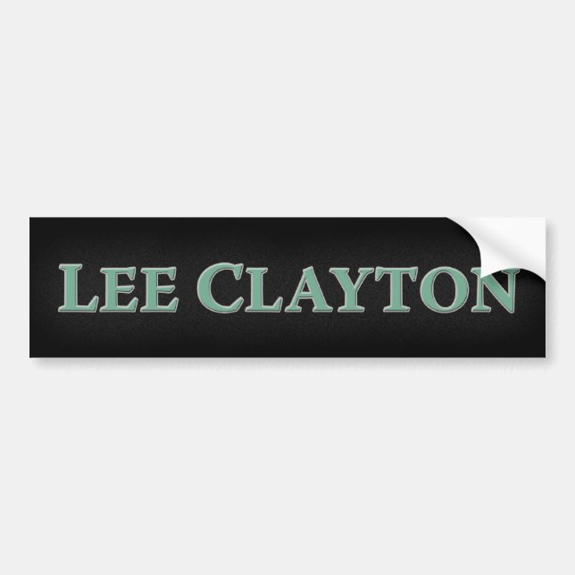 Lee Clayton bildekal (Framsidan)