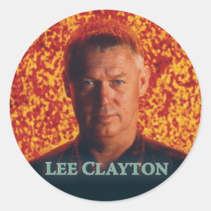 Lee Clayton rundaklistermärke 2 Runt Klistermärke