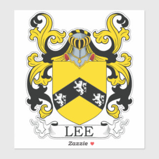 Lee Family Crest Klistermärken